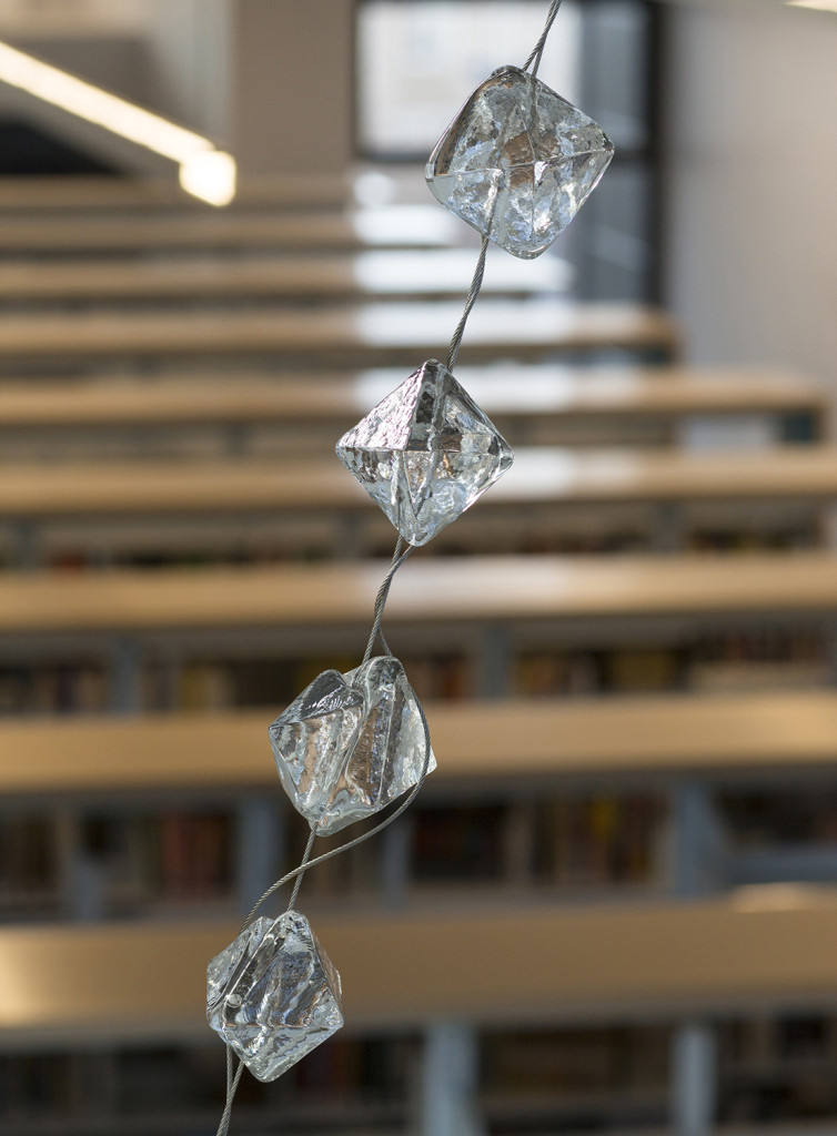 Glass Suspended Sculpture (detail)